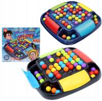 GRA LOGICZNA RODZINNA KOLOROWE KULKI UKŁADANKA