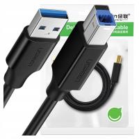 Kabel USB Ugreen USB-A - USB-B 2 m Czarny (UGR408BLK)