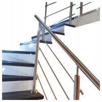 Balustrada Poręcz Barierka STAL NIERDZEWNA Zewnętrzna Wewnętrzna