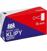 Klip KLIPSY biurowe 15mm (1/2 cala) 12szt GRAND