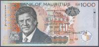 Mauritius - 1000 rupees 2015 (UNC)