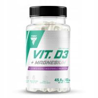 TREC VIT D3 + MAGNESIUM Witamina Magnez 60 kaps. Wsparcie Układu Nerwowego