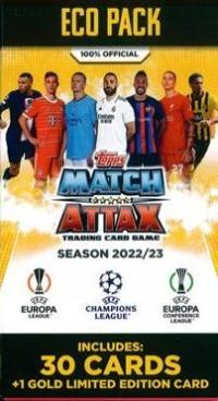 30 kart + 1 limitowana ECO PACK MATCH ATTAX UEFA CHAMPIONS LEAGUE