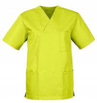 Fartuch męski damski lekarza medyka clinic dress medyczny kitel żółty