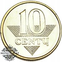 10 CENTÓW 2009 LITWA