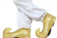 NAKŁADKI NA BUTY ALLADYNA ZŁOTE ARABSKIE BUTY SUŁTANA IMPREZA KARNAWAŁ