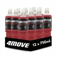 4MOVE Napój izotoniczny niegazowany o smaku wiśni 750 ml x 12 sztuk