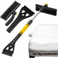 WIELOFUNKCYJNA SZCZOTKA TELESKOPOWA DO ODŚNIEŻANIA Z FUNKCJĄ SKROBANIA 3W1