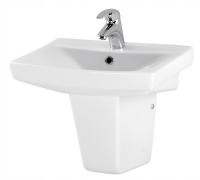 Umywalka ceramiczna ścienna wisząca Carina 50 cm