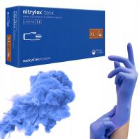 Rękawiczki RĘKAWICE MERCATOR NITRYLEX BASIC niebieskie BLUE r.XL 100 szt.