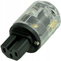 Разъем питания переменного тока женский AUDEN WZ6-3P-G IEC C15 72 мм