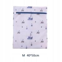 Sailing Pattern Laundry Bag For Washing Machine Protecing Clothes Bras