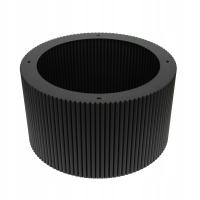 Podstawa postument noga stolika metalowa czarna okrągła stelaż stołu loft