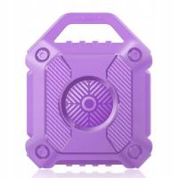 For AirTag TPU Black Shark Protective Case Purple