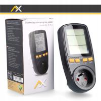 Счетчик тока в розетку / Ваттметр / измерение энергопотребления / ЖК-кВтч в A