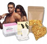 Zestaw do depilacji nosa twarzy ciała dla kobiet mężczyzn + Wosk twardy 100