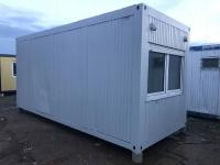 KONTENER BIUROWY SOCJALNY SZATNIA 2,5×6 Z PRZEDSIONKIEM - WYNAJEM