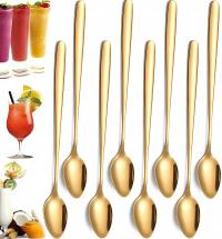 Чайная ложка золотой кофе латте мороженое десерты Десерт длинный набор 6шт