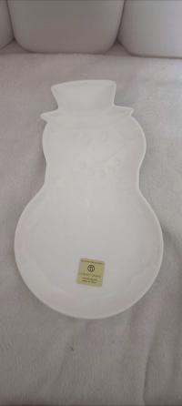 Patera bałwan EATON FINE DINING prezent Boże narodzenie Zastawa