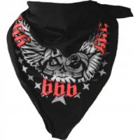 Chusta motocyklowa bawełna DUŻA Choppers Division chopper SKULL 666 czaszka