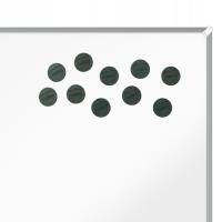 Магниты для доски 13 мм 10шт круглый черный-nobo