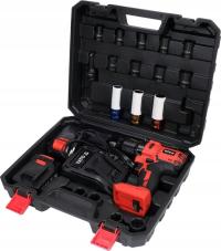 YATO ZESTAW KLUCZ UDAROWY 1/2'' 700 NM NASADKI 2x3AH WALIZKA YT-82807