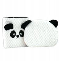 Koc koce kocyk + poduszka na lato POLSKI panda
