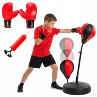 ZESTAW BOKSERSKI DLA DZIECI GRUSZKA BOKSERSKA STOJĄCA REGULOWANA + RĘKAWICE