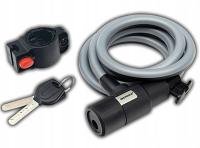 ZABEZPIECZENIE ROWEROWE NA KLUCZ LINKA BLOKADA DO ROWERU SZARA GERDA