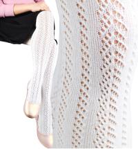 RAJSTOPY rajstopki BAWEŁNA AŻUROWE WZORKI NOVITI białe 80/86 V022i