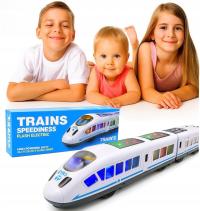 БОЛЬШОЙ ПОЕЗД PENDOLINO ИГРУШКА С ВАГОНАМИ ДЛЯ РЕБЕНКА 3 4 5 6 ЛЕТ ПОЕЗД