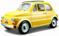 Fiat 500 F 1965 Yellow 1:24 BBurago