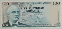4.db.Islandia, 100 Koron 1961, P.44.a, St.1