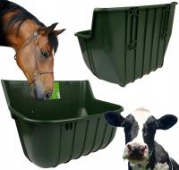 Кормушка для лошадей, кормушка для лошадей, ведро для коров, большой пластик, 15 л