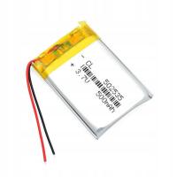 Bateria akumulator 500mAh 3.7V Li-Poly PCM 502535