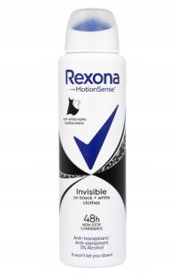 REXONA Black White Invisible Antyperspirant 150ml