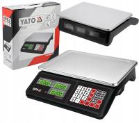 YATO WAGA SKLEPOWA ELEKTRONICZNA LCD MAGAZYNOWA 40KG/5G AKUMULATOR 4Ah