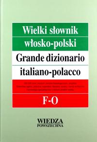 Большой итальянский-польский словарь Т. 2 Ф-О (книга)