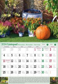 Календарь A3 2024 настенный справочник садовода и садовода DIZALKOWIEC LUX