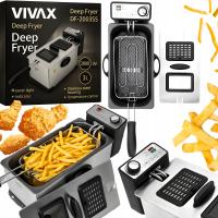 Традиционная фритюрница Vivax DF2003SS 2000 Вт 2,5 л разборная высокая