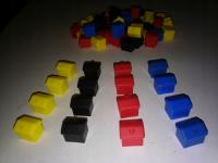 Pionki Domek duży / 100szt.