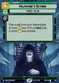 Star Wars Unlimited Palpatine's Return