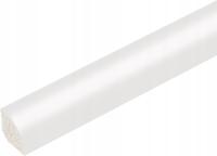 Ćwierćwałek PVC 13mm Cezar Biały RAL9003 Mat 1m