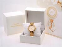 Zegarek damski złoty bransoleta TIMEX cyrkonie prezent na Pierwszą Komunię