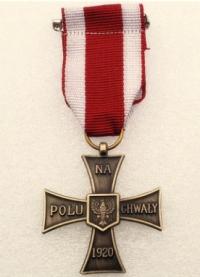 Польша, крест доблестных 1920 , бронза, копия