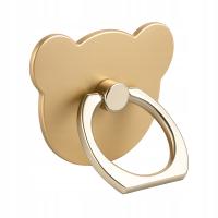 UCHWYT TELEFONU STOJAK MIŚ ZŁOTY UNIWERSALNY VEGA NA RĘKĘ RING HOLDER