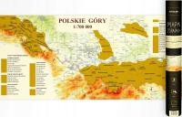 Польские горы-карта скретч Корона польских гор самые высокие вершины ArtGlob