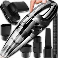 Odkurzacz ręczny samochodowy bezprzewodowy czarny 120 W HEPA 0,30 l