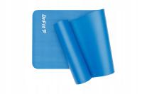 Mata do ćwiczeń DrFit 180x60x1 cm niebieska/joga pilates + pokrowiec