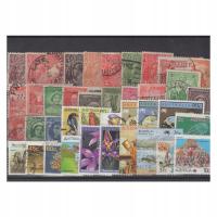 Pakiet Australia 40 znaczków kasowane na czarnej karcie transportowej [107]